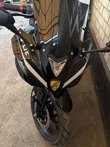 mir muz: Электромотоцикл спортивного типа (чёрный глянец) с обтекателями и — 3