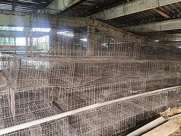 Многоярусные металлические клетки для птицы, куры несушки цена — 2