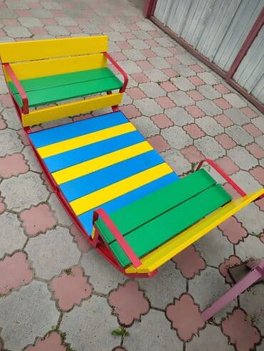 детские домики бишкек: Скамейка домик беседка песочница качеля турник паравозик — 13