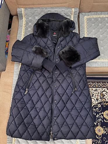 Айымдардын кийими: Пуховик, Тизеден, 2XL — 3