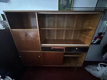 офис шкаф: Стенка-шкаф, Тип стенки-шкафа: Советская, Для спальни, Б/у, Особенности: Для хранения посуды — 2