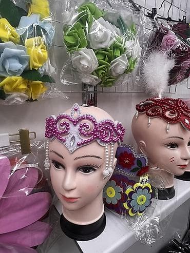 украшения для головы: Аксессуар для волос, Женские, Материал: Бусины, Новый — 5