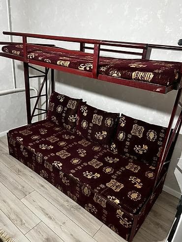 адна спалный: Двухъярусная кровать-чердак с нижним двуспальным спальным местом. - — 6