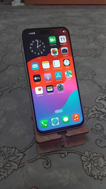 IPhone 15 Pro Max, Колдонулган, 1 ТБ, Күмүш, Коргоочу айнек, 100 %