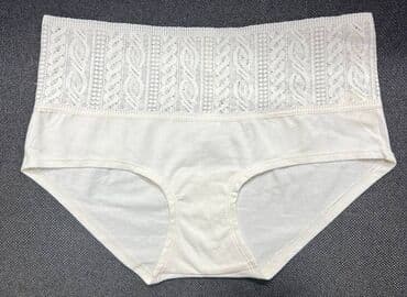 женские турси: Нижнее белье, трусики с хлопковым кружевом Aerie, размер М — 3