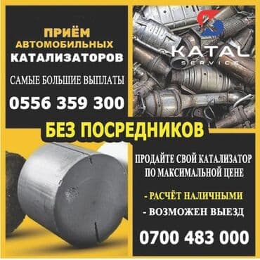 Предлагаем услуги по скупке автомобильных катализаторов. Принимаем