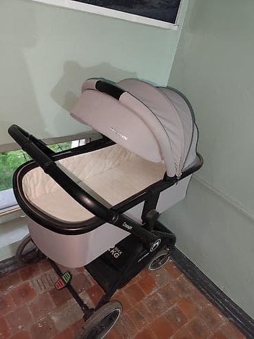 chicco echo: Коляска, Другой бренд, цвет - Серебристый, Б/у, Самовывоз — 5