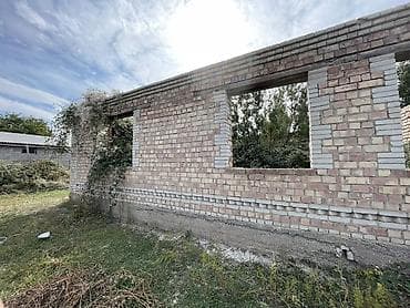 сварка кылабыз: Кирпичный недострой (коробка) на участке - Стены из — 4