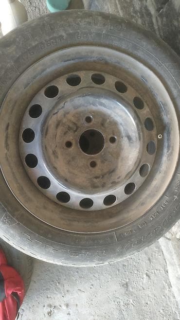 бир: Дөңгөлөктөр монтажда R 15, Кыш, Комплект, Жеңил унаалар, Темир, тешиктери - 4 — 1