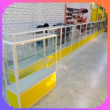 Өндүрүш үчүн жабдуулар: Прилавок витрина, витрина стеклянная, торговые витрины металлические — 4
