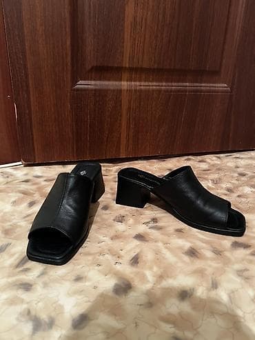 Жеке буюмдар: Босоножкалар, 38, Angelina Voloshina, Жаңы, түсү - Кара, Өзү алып кетүү — 1