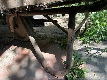 Садовая тачка (одноколесная) 1500сом Плоская тачка (двухколесная, с — 5