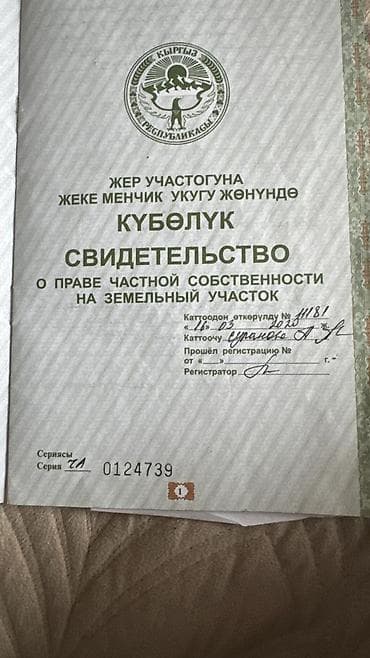 земля каракол: 47 соток, Для сельского хозяйства — 4