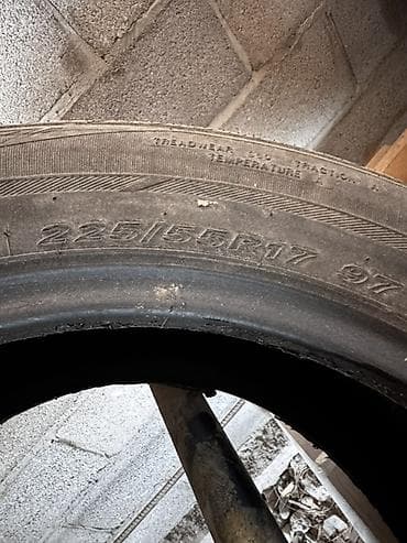 Шины 225 / 55 / R 17, Лето, Б/у, Легковые, Корея, Nexen