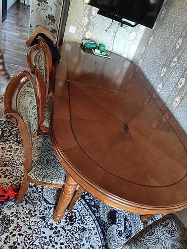 мягкое кресло: Классический комплект для гостиной/столовой: - Раздвижной обеденный — 1