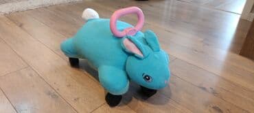 игрушечные коляски для кукол бу: Продается толокар зайчик в отличном состоянии — 2