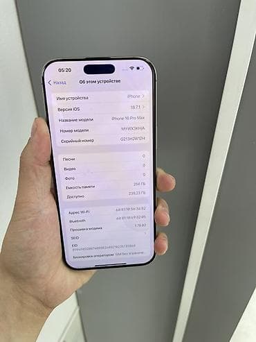 Техника и электроника: IPhone 16 Pro Max, 256 ГБ. Desert Состояние 10/10🔥 По цене немножко — 2