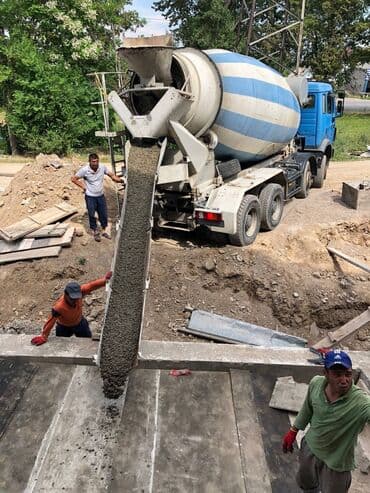 цена бетона с доставкой бишкек: Бишкекский бетонный завод! Бетон, бартер, миксер, доставка, цемент — 12