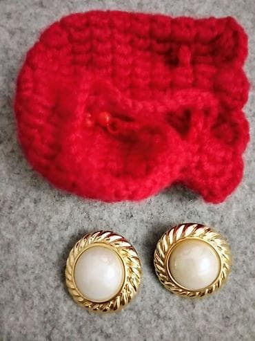 Прокат одежды: Серьги, Женские, Вставка: Перламутр, Б/у — 2