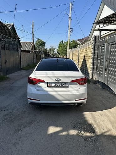 Транспорт: Hyundai Sonata: 2016 г., 2 л, Автомат, Газ, Седан — 4