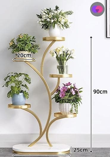 Этажерка для цветов, Новый, Железо