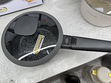 Ковш Granhel с крышкой, антипригарное покрытие Greblon C3 - Материал — 3