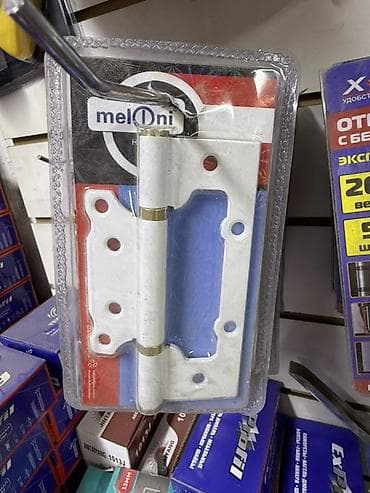 лис метал: Петля дверная Meloni (карточная/накладная) - Тип: универсальная — 1