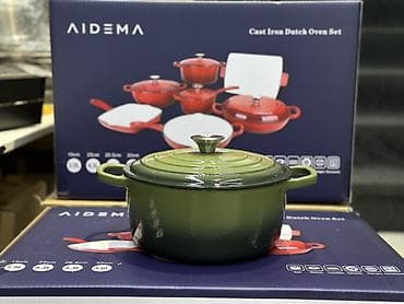 куриный стол: Чугунный набор посуды AIDEMA 7 в 1 Состав набора (эмалированный — 2