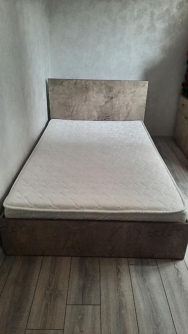 Кровати: Двуспальная кровать, С матрасом, длина - 1 см — 2