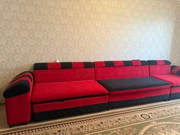 набор диванов: Прямой диван, Б/у, Трехместный — 2