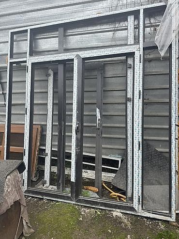 Алюминевые окна панорама на веранду на барбекю подходит утепление