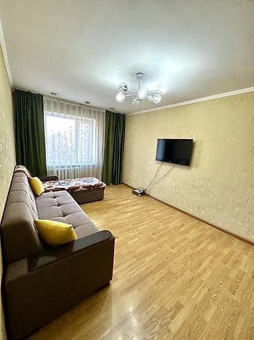 бишкеке квартиры: 2 комнаты, Без подселения, С мебелью полностью — 3