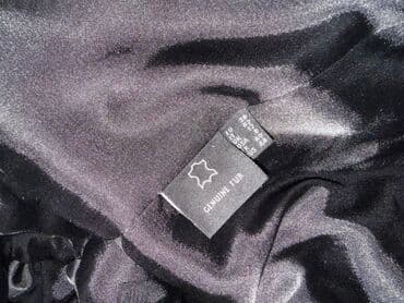 бриллианты с голубым: Шуба из норки, цвет — черный бриллиант - Классический расклёшенный — 6