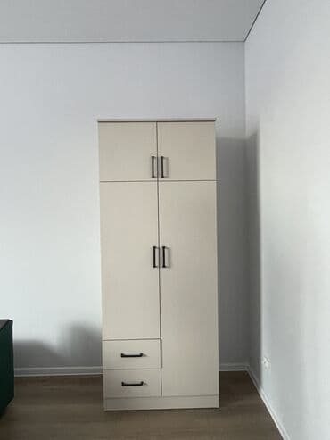 детские двухъярусные кровати в бишкеке цены: Шифоньер, Новый, Прямой, цвет - Бежевый, Дерево — 1