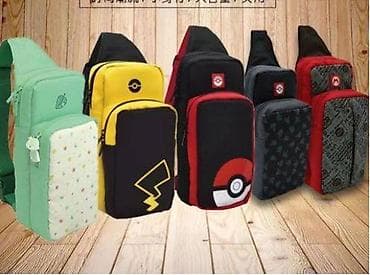 Сумка для Нинтендо свитч (Nintendo switch) Mario pokemon animal