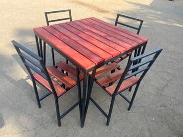 садовая мебель из металла: Бакча эмерек комплекти, Үстөл — 1