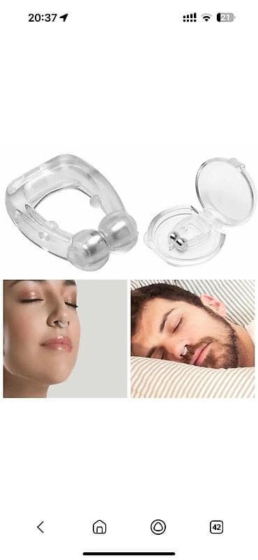 зажим: Антихрап — компактная клипса для носа для снижения и устранения храпа — 4