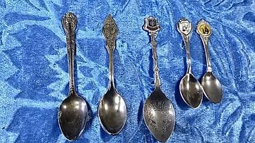 мурской спартифка: Ложки Англия, серебрение и простые, гравировка, винтаж. От 200 до 700с — 1