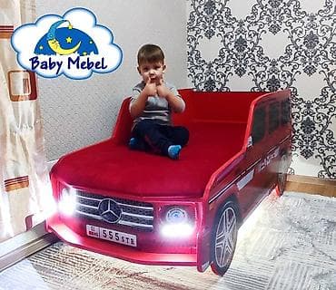 Детская односпальная кровать, Новый, Для девочки, Для мальчика, С матрасом, Бесплатная доставка