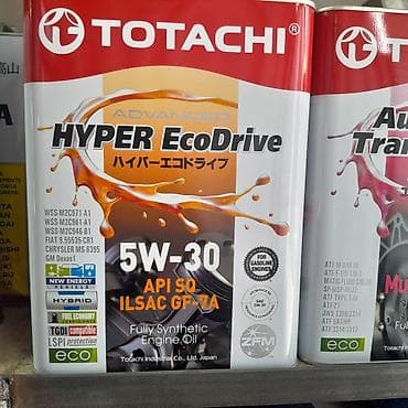 Моторные масла 5W-30 в канистрах 4 л (Япония). 1) Totachi HYPER