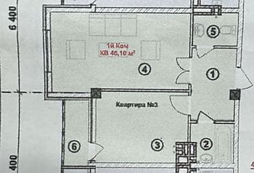 2этаж: 1 комната, 46 м², Элитка, 2 этаж, Готовая ПСО (под самоотделку) — 10