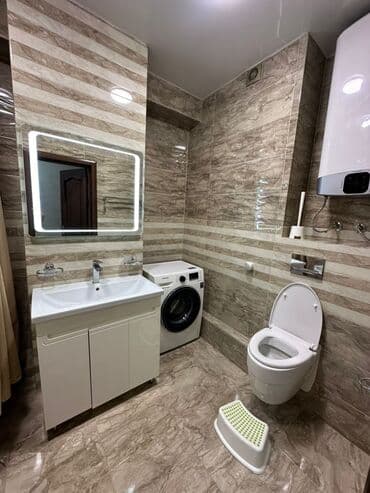 дордой жм: 3 бөлмө, 128 кв. м, Элитка, 10 кабат, Евроремонт — 18