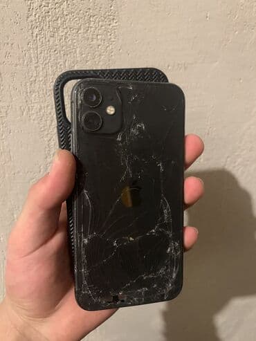 aplle 11: IPhone 11, Б/у, 64 ГБ, Чехол, Кабель, 77 % — 1