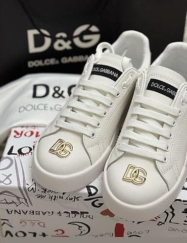 белая обувь: Продаю 1:1 кеды DG Lux, исполнение шикарное, натуралка Коробка и — 1