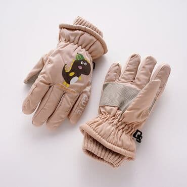 одежды для новорожденных: Перчатки непромокаемые утепленные детские с манжетами размер 3-6 лет — 3