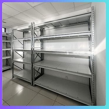 Өндүрүш үчүн жабдуулар: Складские стеллажи, металлический стеллаж для склада, средне - — 7