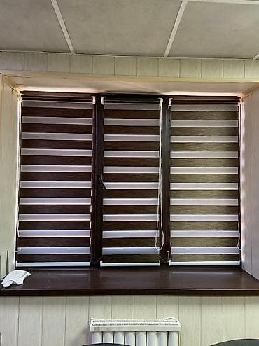 жалюзи железные: Всех видов ролл шторы и жалюзи >День и ночь (зебра) — 3