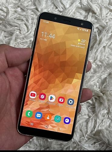 Samsung Galaxy J6, Б/у, 32 ГБ, цвет - Золотой, 2 SIM — 3