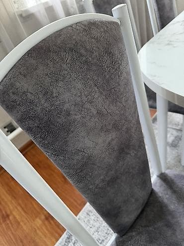 small table: Кухонный стол и стул, цвет - Белый — 6