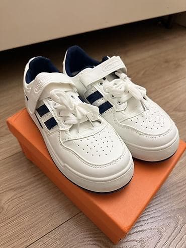 dc dc: Кроссовки - Цвет: белый с тёмно‑синими вставками и подкладкой - — 2